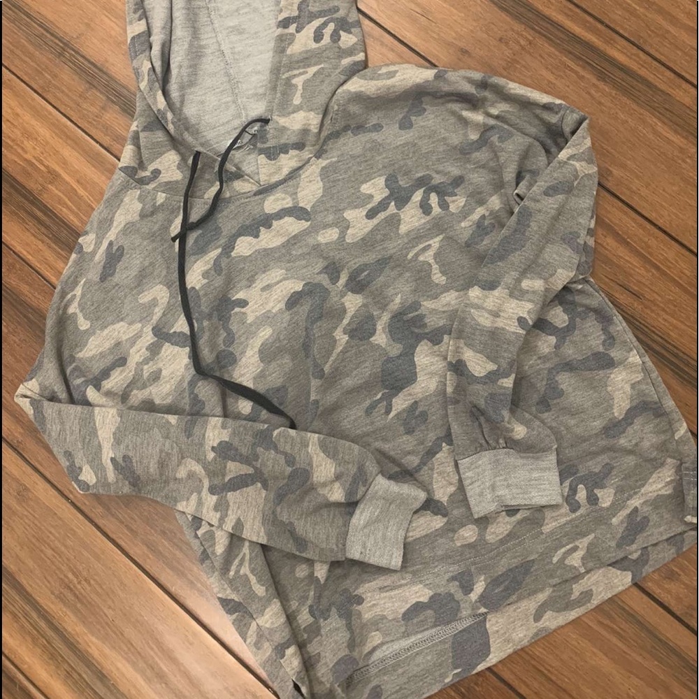 Charlotte Russe Camo Sweatshirt